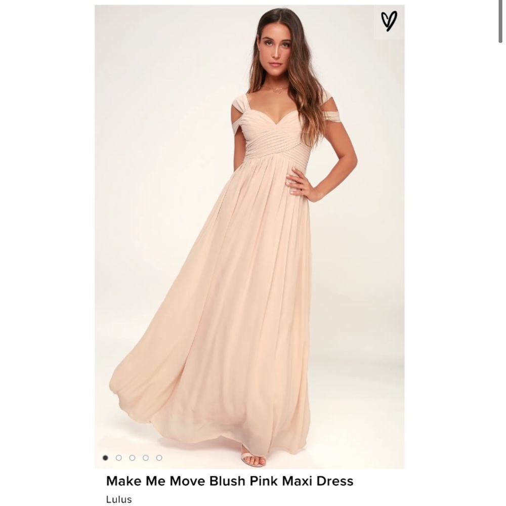 COPY - Lulus Blush Pink Maxi Dress
